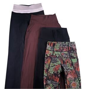 Lot Of 4 Lululemon Leggings Size 2, Joggers, Floral + Wunder Under High Rise‎